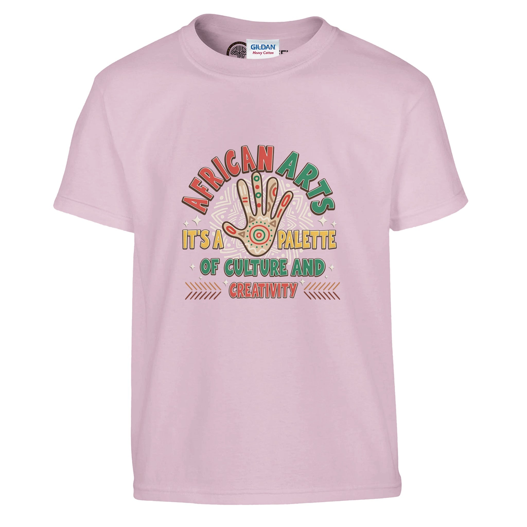 African Arts: Palette of Culture and Creativity T-shirt For Kids - Prideful Roots