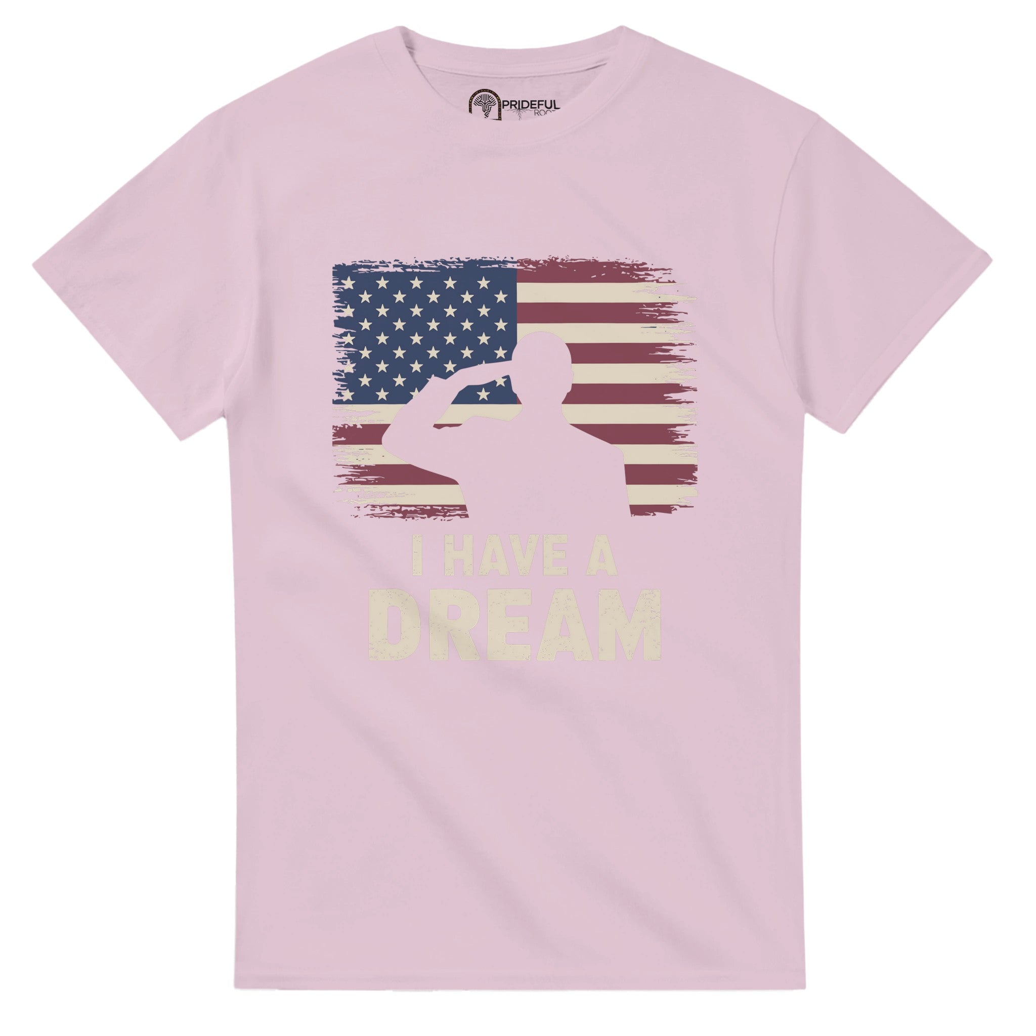 Patriot's Salute to MLK's Dream T-shirt For Men & Women - Prideful Roots