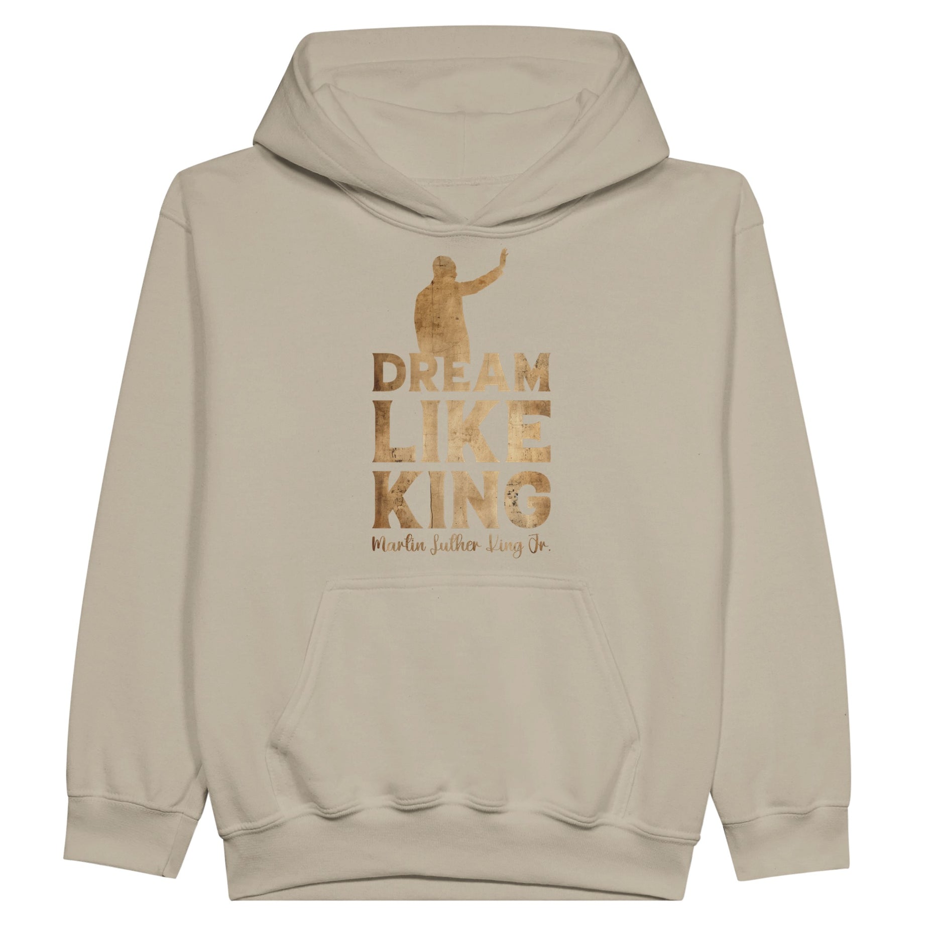 Dream Like King MLK’s Vision | Black History Icon Hoodie For Kids - Prideful Roots