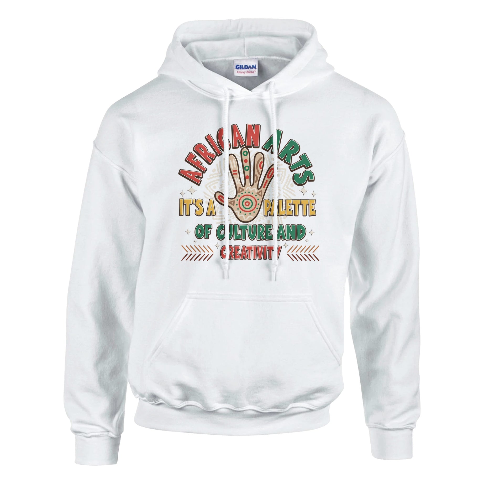 African Arts: Palette of Culture and Creativity Hoodie For Men & Women - Prideful Roots