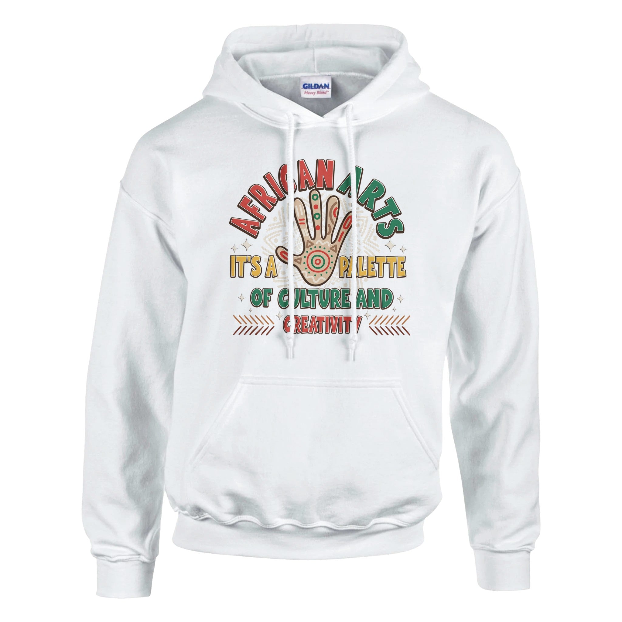 African Arts: Palette of Culture and Creativity Hoodie For Men & Women - Prideful Roots